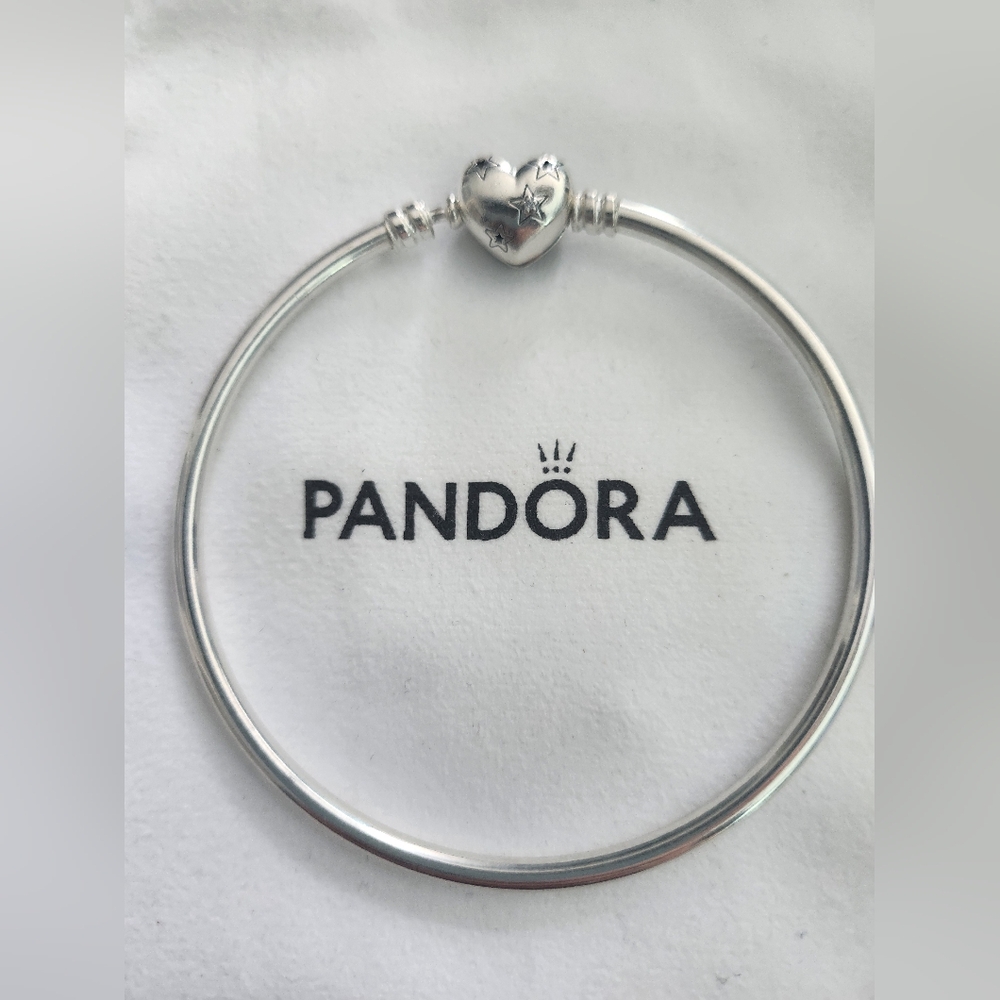 Silver Pandora bangle
